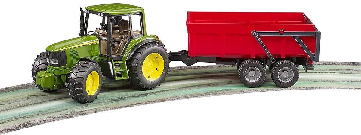 Bruder Traktor John Deere 6920 mit Trailer