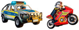 Playmobil-Actionhelden – Verfolgungsjagd mit Polizei-Pickup – Polizei mit Licht- und Soundeffekten – 71875