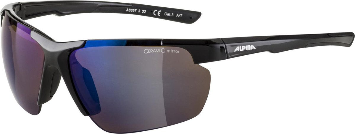Alpina Sports Sportbrille Defey HR Schwarz