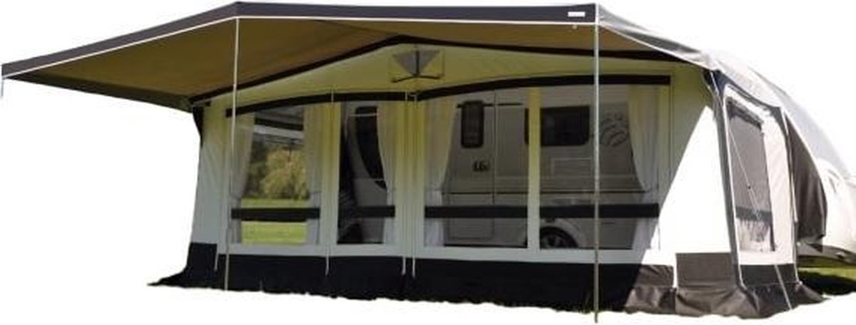 Eurotrail combi-luifel 411 x 240 cm polyester grijs