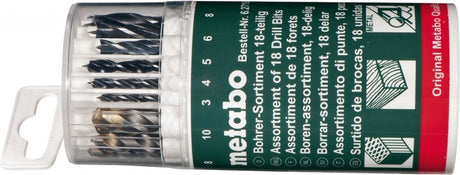 Metabo Zubehör - 18-teiliges Bohrerset 627190000