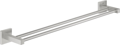 Grohe Start Cube Doppelhandtuchhalter – Supersteel (Edelstahloptik) 41104dc0