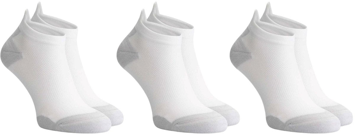 Rogelli core hardloopsokken - 3-pack - wit grijs - 44 47
