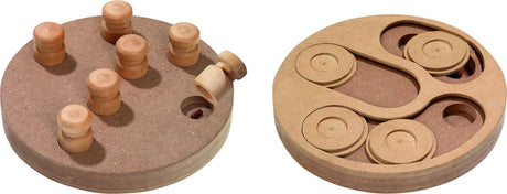 Flamingo-Hundespielzeug – Brain Train Penny – Intelligenzspiel für Hunde – Holzpuzzlespiel – 25 cm – Gehirnarbeit für Hunde