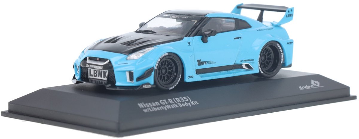 Keine Automarke Nissan GT-R (R35) W Liberty Walk Body Kit Solido Modellauto 1:43 2019 S4311209 Maßstabsmodell
