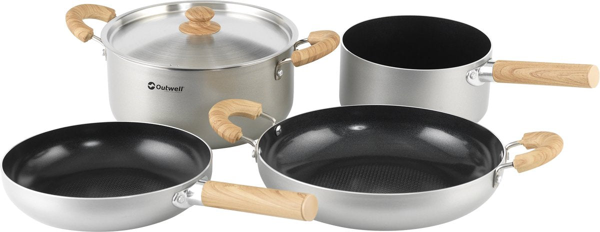 Outwell Feast Keramikset XL Campingpfannenset 3 Keramikpfannen