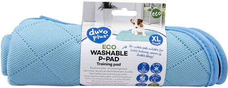 Duvo plus – Haustiertoilette – Hund – umweltfreundlich waschbares P-Pad XL – 67 x 50 cm blau – 1 Stk