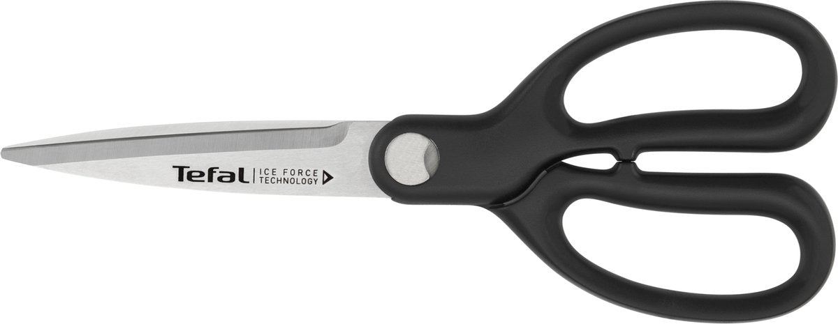 Tefal Ice Force – Küchenschere – Schwarz – Klingen aus Edelstahl – ergonomisch – langlebig