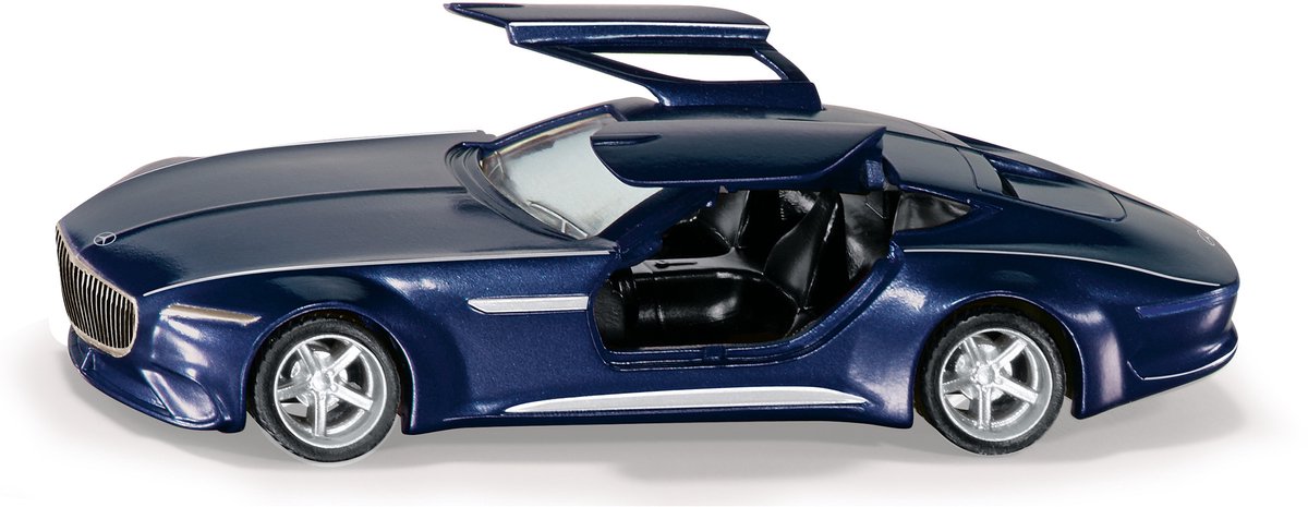 Siku 2366, Vision Mercedes-Maybach 6, 1:50, Metall-Kunststoff, dunkelblau, Flügeltüren zum Öffnen