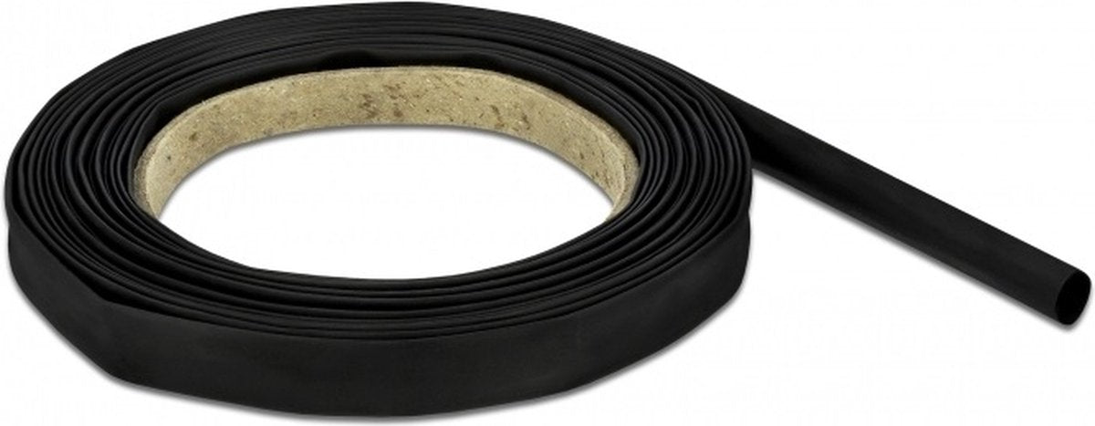 Delock Schrumpfschlauch 5m - 8mm bis 4mm - 1 Stück schwarz