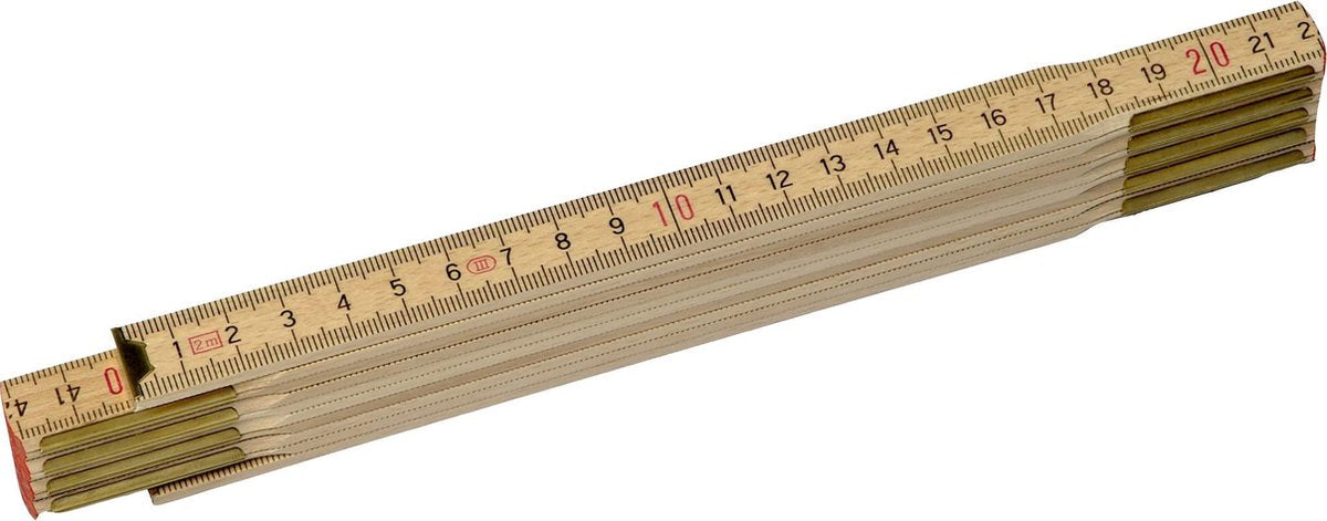 Stanley Zollstock 2m - 15mm Holz