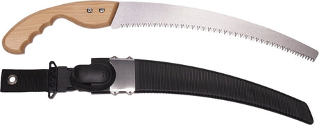 Tercasa Gartensäge – gebogen – Sägeblatt 33 cm – mit Kunststoffhalter – ju-998500