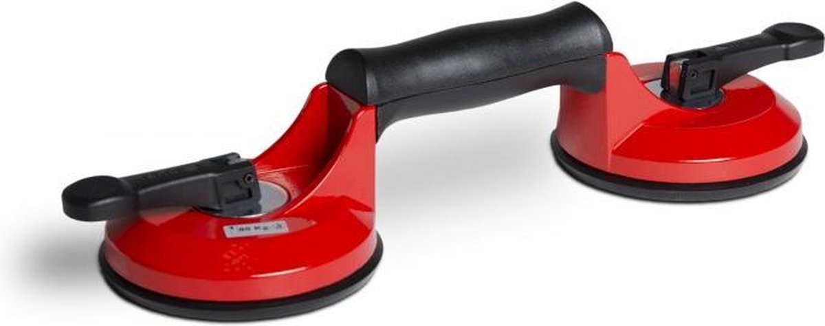 Rubi - dubbele zuignap - 80kg - aluminium - ergonomisch