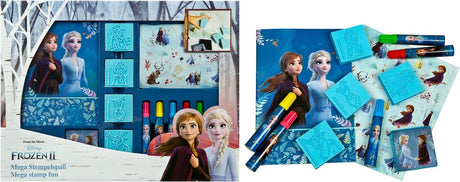 Undercover Frozen Mega-Stempel- und Malset-Bastelpaket für Kinder.
