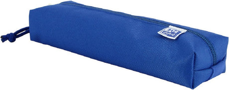 Oxford-Federmäppchen – blau mit Gummizug – rechteckiges Federmäppchen 22 cm – Federmäppchen für Jungen – Federmäppchen für Mädchen