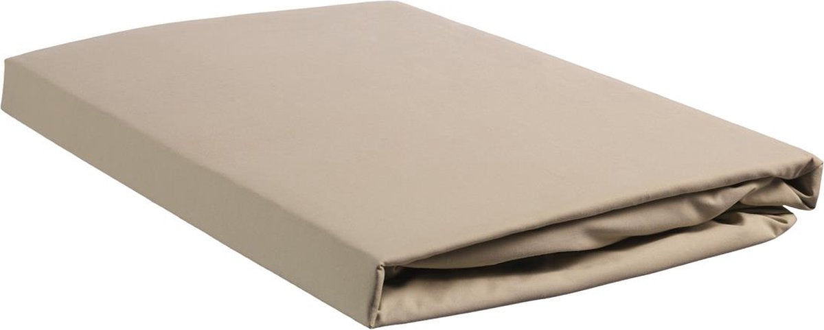 Beddinghouse - percale katoen - hoeslaken - 90x210 cm - zand
