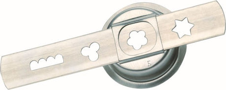 Westmark Keksaufsatz, 2-teilig, Zubehör für Fleischwolf 97522260 Größe 8, Edelstahl, Silber, 14712270