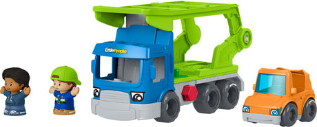 Mattel little people lets go load roll hauler.