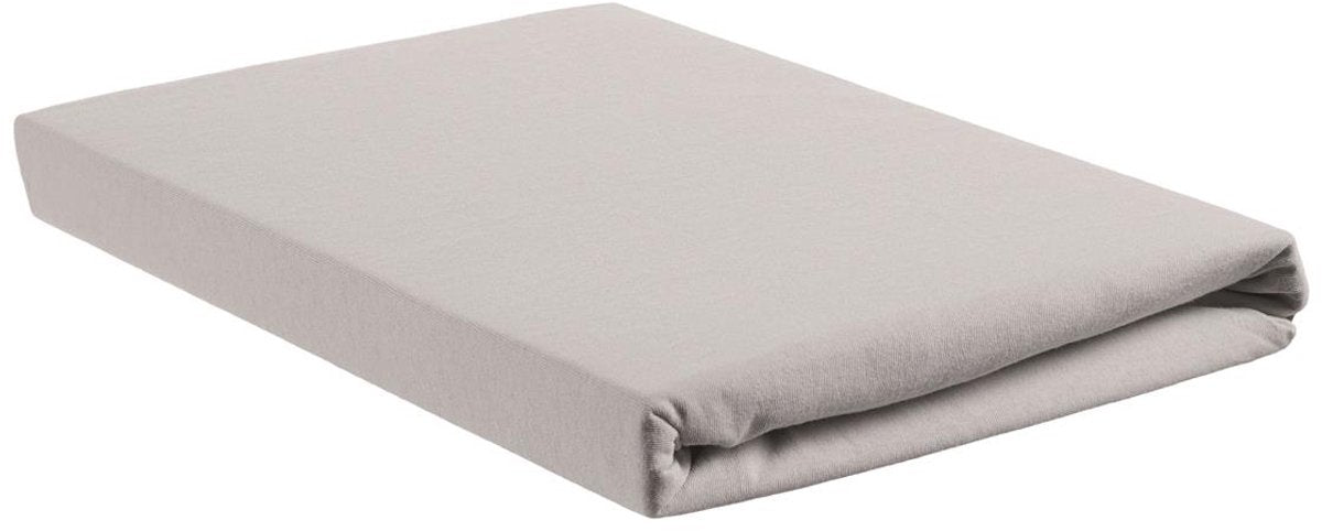 Beddinghouse - jersey - split-topper - hoeslaken - 180x220 cm - licht grijs