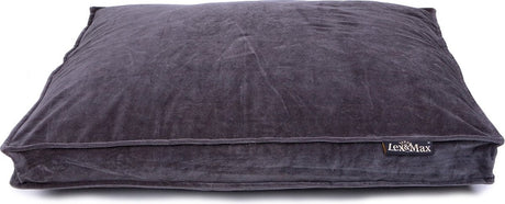 Lex max royal velvet - hondenkussen - boxbed - grijs - 120x80cm