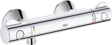 Grohe Grohtherm 800 Thermostat-Duscharmatur – 15 cm – wassersparend – inklusive Kupplungen – Chrom