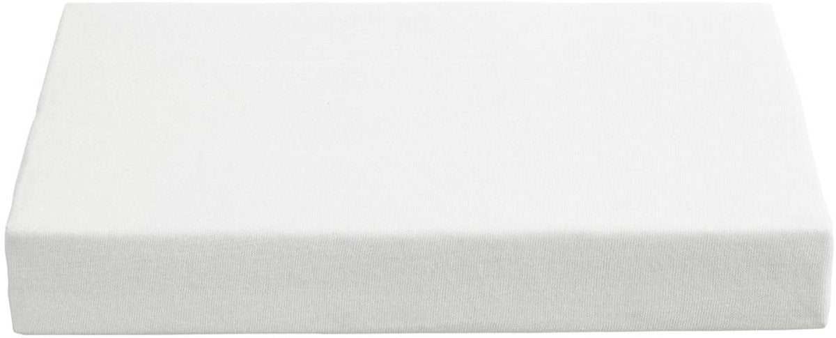 Ambiante katoen - splittopper hoeslaken - 180x200 210 - wit