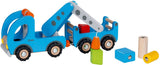 Goki Holzschleppwagen mit Anhänger