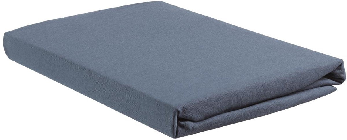 Beddinghouse - jersey - split-topper - hoeslaken - 160x220 cm - blauw