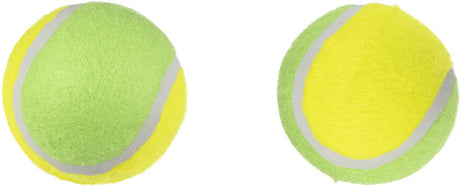 Flamingo smash - speelgoed honden - hs tennisbal smash + squeaker 2 kleuren 8cm 2 stuks - 2st - 121928 - 2st