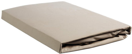 Ambiante - katoen - split-topper - hoeslaken - 140x200 cm - taupe