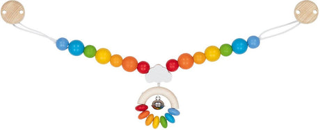 GOKI -Holzstillkettenkette Regenbogen mit Clips