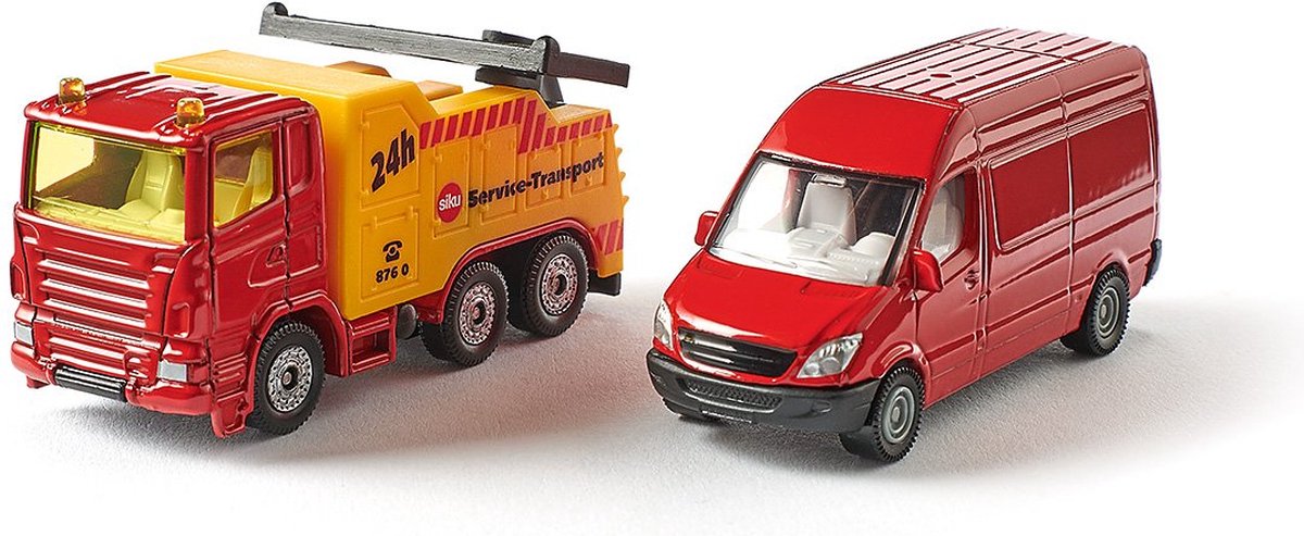 Siku 1667 Abschleppwagen mit Pkw