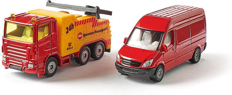Siku 1667 Abschleppwagen mit Pkw