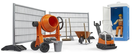 Bruder bworld – Baukasten – Betonmischer und Dixie