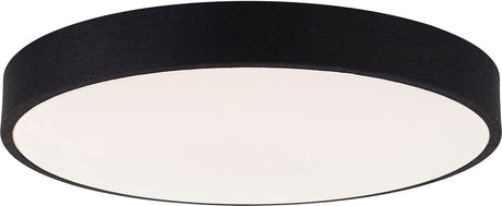 Brilliant Filiz – Deckenleuchte – ø 49 cm – LED 36 W – CCT – dimmbar – Fernbedienung – Schwarz und Weiß