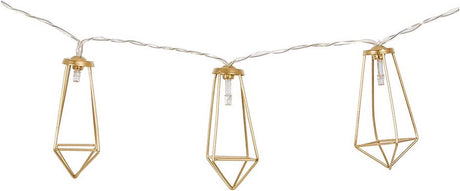 Bo-camp - industrial - lichtketting - galvin - 10 lichten - 5 lumen - goud