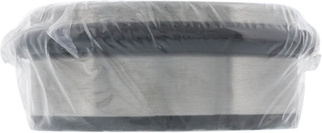 Starx deurstop rond en hoog model - afmeting 40 x 100 mm - materiaal rvs en aluminium - zwaar deurstop voor binnendeur - gewicht ± 1,1 kg - kleur zilver - 2 jaar garantie