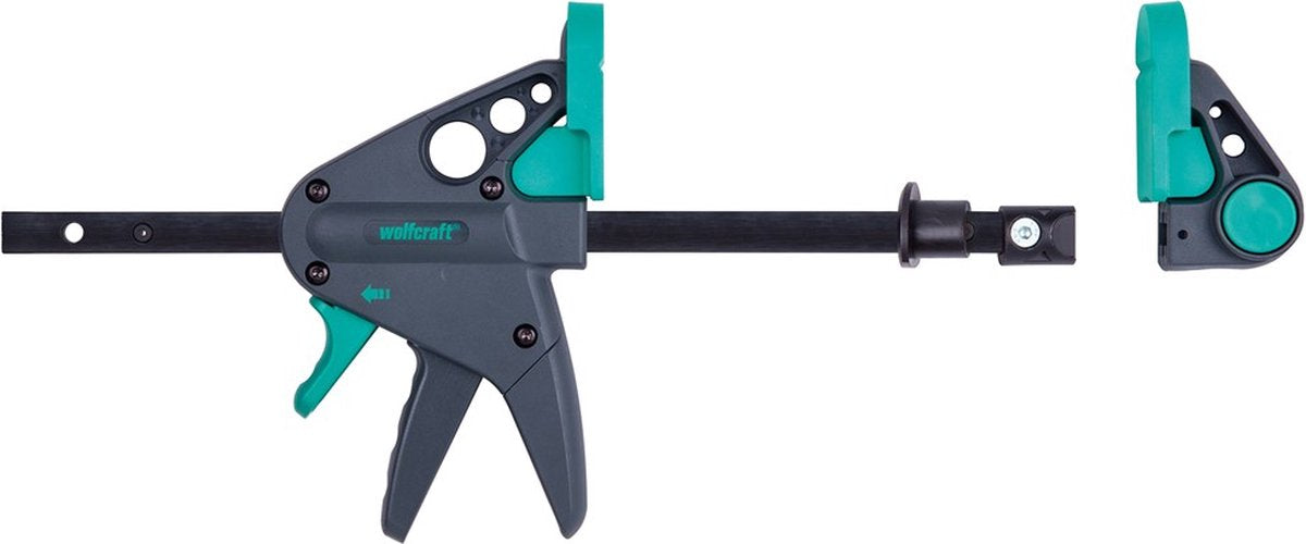 Wolfcraft Wolfcraft Arbeitstisch Klemme Pro 65-150-W schwarz und grün