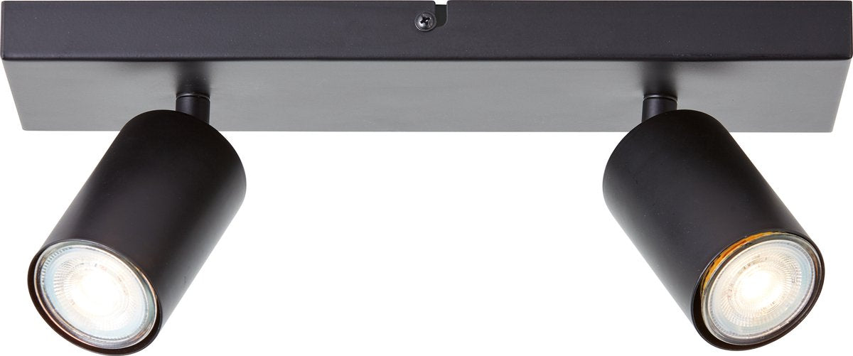 Brilliant Jello – Deckenstrahler – Gu10 2 x 4,5 W – 3000 K – Schwarz