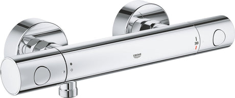 Grohe Precision Get Thermostat-Duscharmatur – 15 cm – wassersparend – inklusive Kupplungen – Chrom