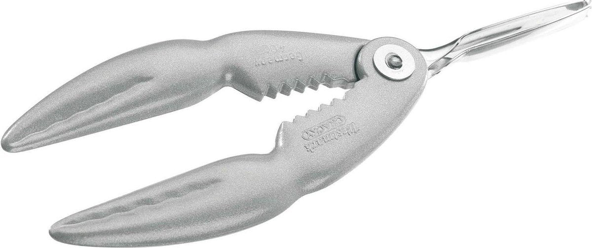 Westmark Hummerknacker mit integrierter Pinzette, Aluminium Edelstahl, Länge: 21,1 cm, Cracky-Spezial, Silber, 66102270