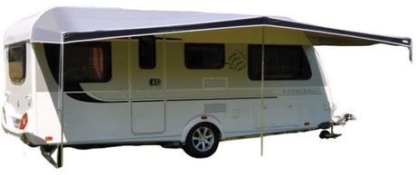 Eurotrail combi-luifel 411 x 240 cm polyester grijs