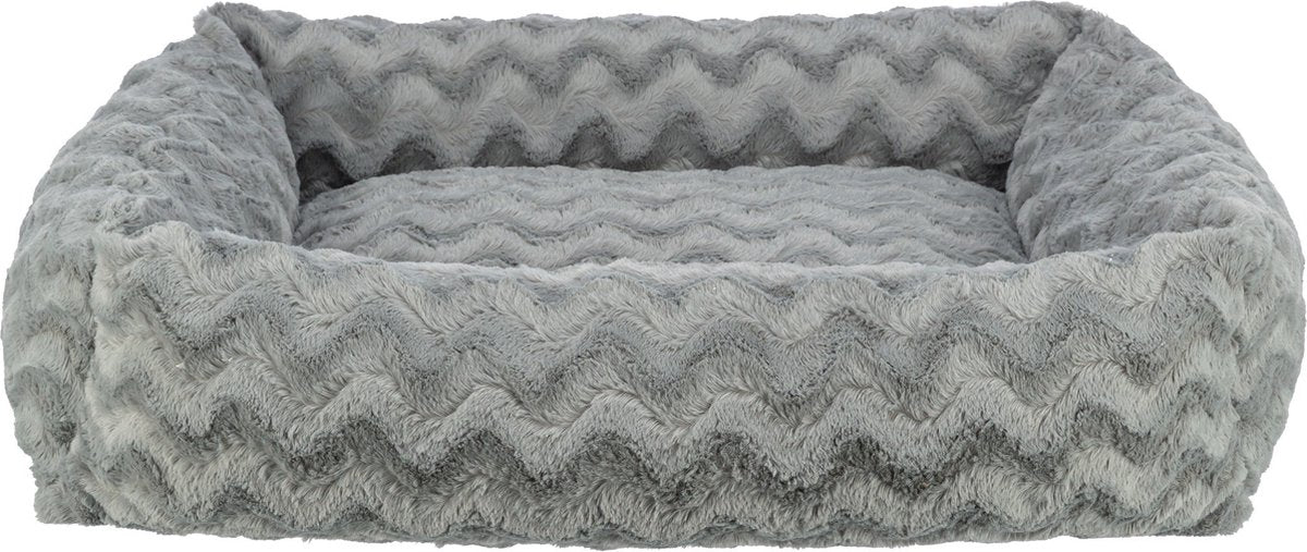 Trixie be eco vital Hundebett Loki Soft Edition recyceltes Grau