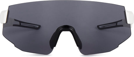 Vigor fietsbril wit smoke lens