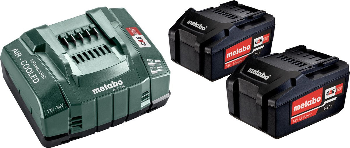 Bild Metabo Basisset 2x 18 Volt 5,2Ah Akkus | k+mix - 685051000