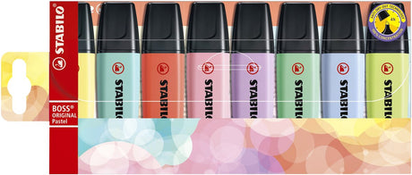 Stabilo Boss Original Pastell – Textmarker – Set mit 8 Stück