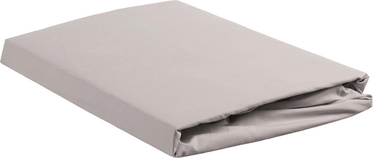 Beddinghouse - percale katoen - topper hoeslaken - 140x200 cm - licht grijs