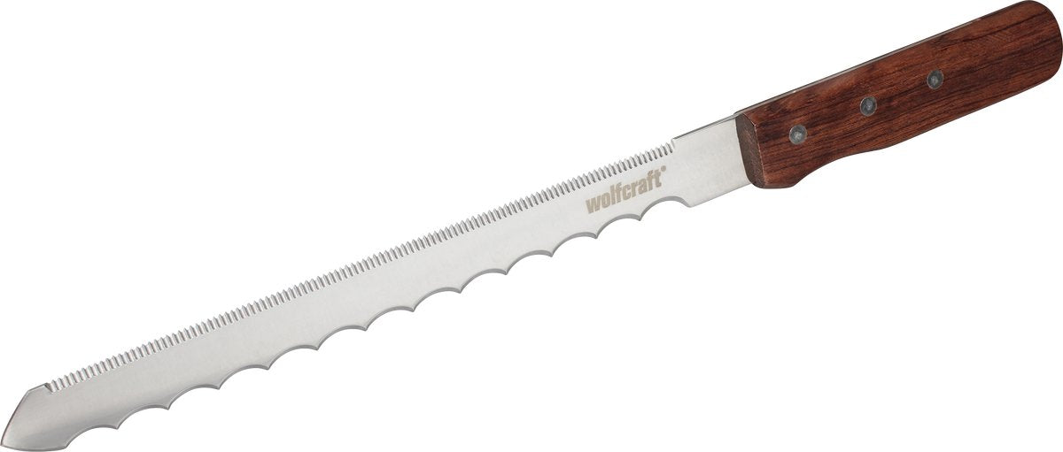 Wolfcraft Dämmstoffmesser | Griff | l 275mm | 1 Stück - 4119000