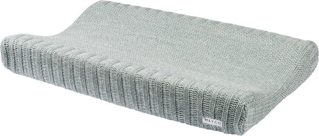 Meyco Baby Relief gemischter Wickelauflagenbezug – Steingrün – 50 x 70 cm