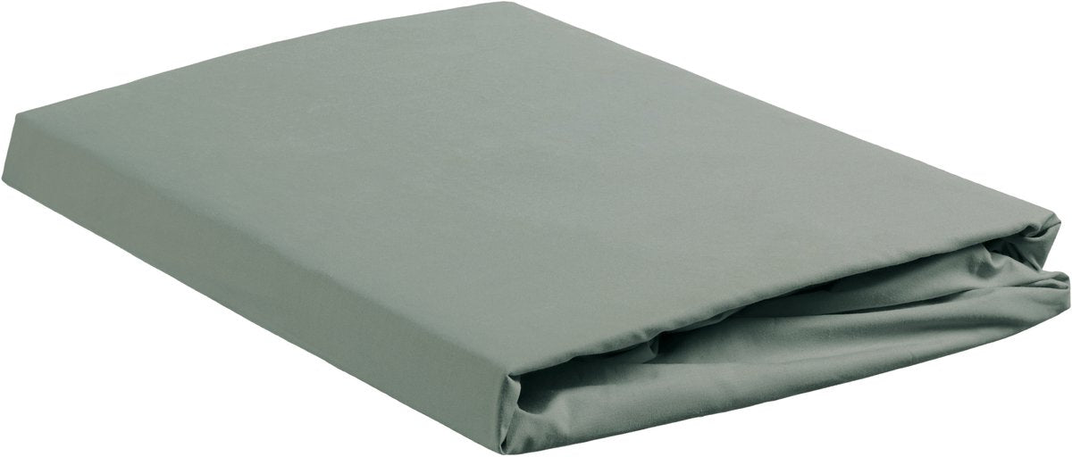 Ambiante katoen - topper hoeslaken - 160x200 - groen